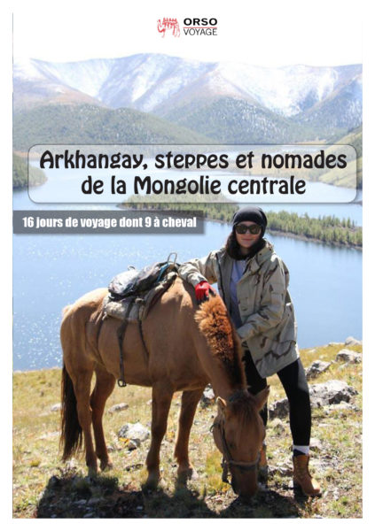 Arkhangay, steppes et nomades de la Mongolie centrale